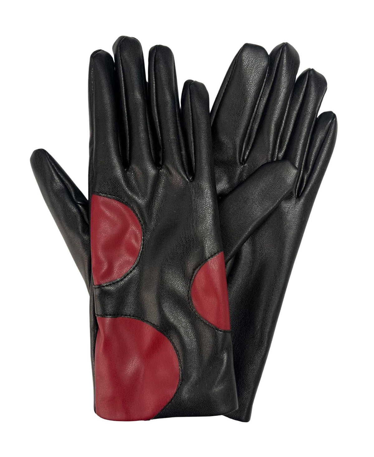 Vegan Leather Polka Dot Glove