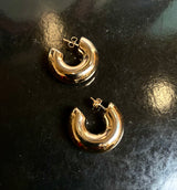 Chubby Chic Gold Filled Hoops
