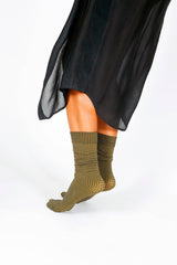 Grandpa Houndstooth Nylon Crew Sock