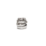 Industrial Chunk Silver Ring