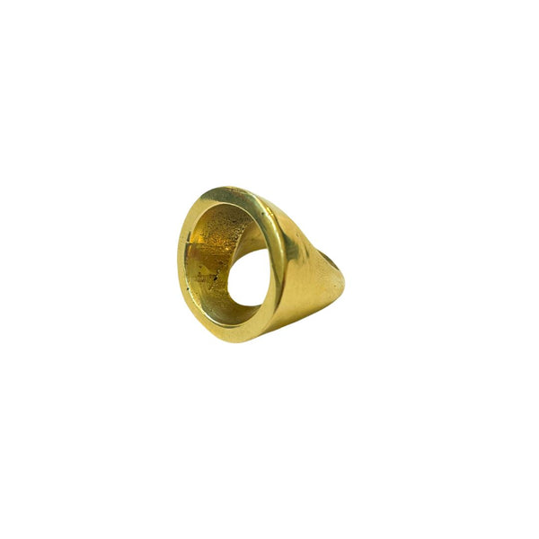 Full Circle Brass Vintage Ring
