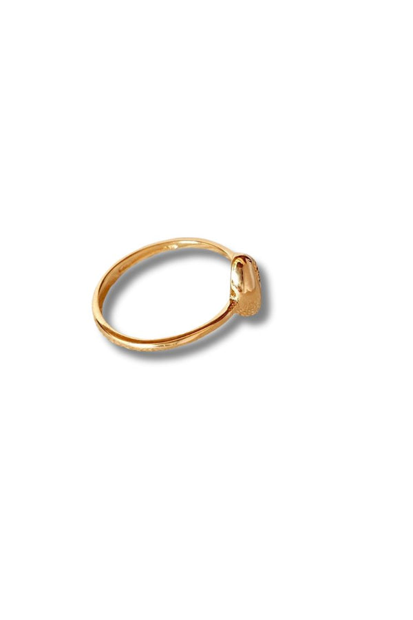 Dainty Gold Filled Cowrie Ring