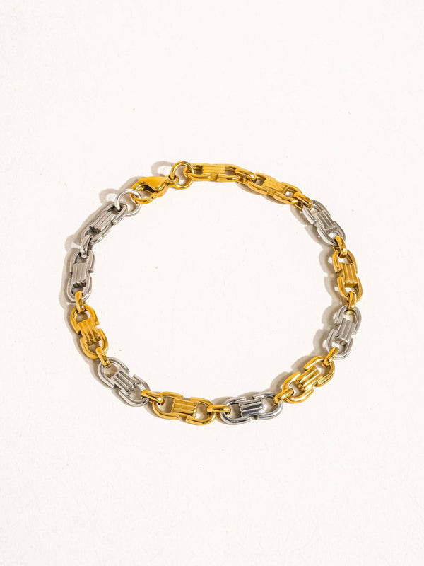 Calliope 18K Multi Metal Chain Bracelet