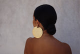24k Gold Plated Disc Hoops