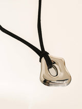 Leather Cord Pendant Necklace