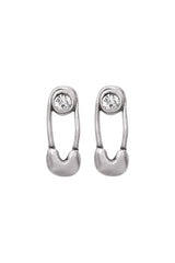 Safety Pin Pewter Studs