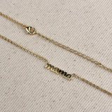 Mama Necklace 18k Gold Filled