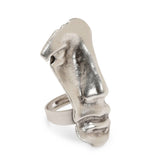 Faces Pewter Ring