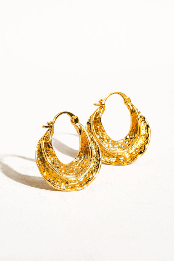 Winfred Swirl Hoop Earring