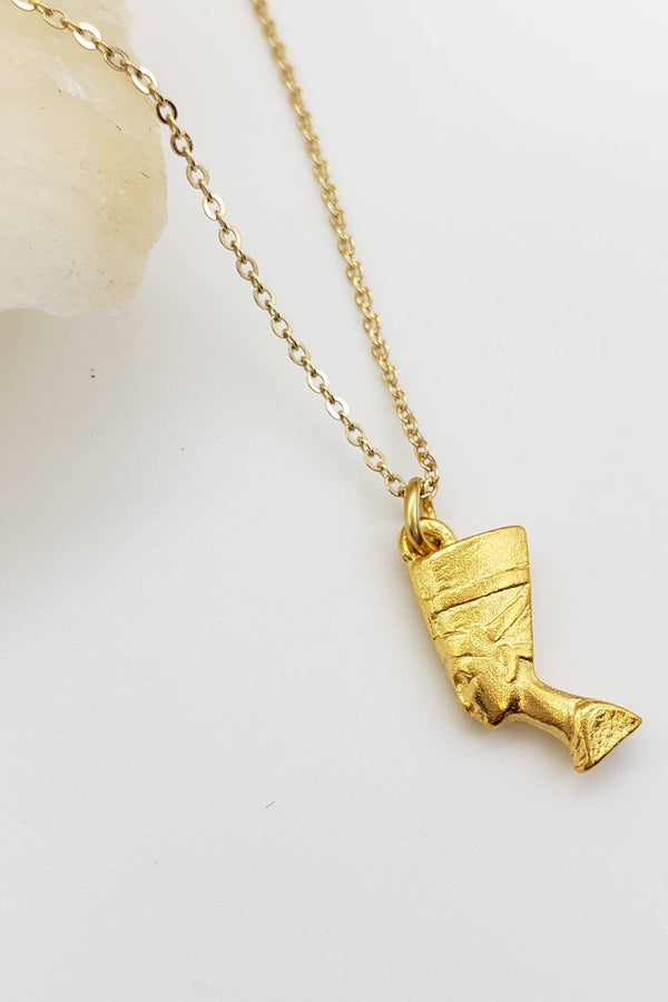 Nefertiti Pendant - Gold Plated