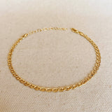 Mariner  18k Gold Filled Anklet