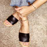 18k Gold Filled Multicolor Anklet