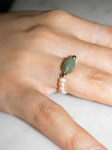 Pearl & Stone Ring