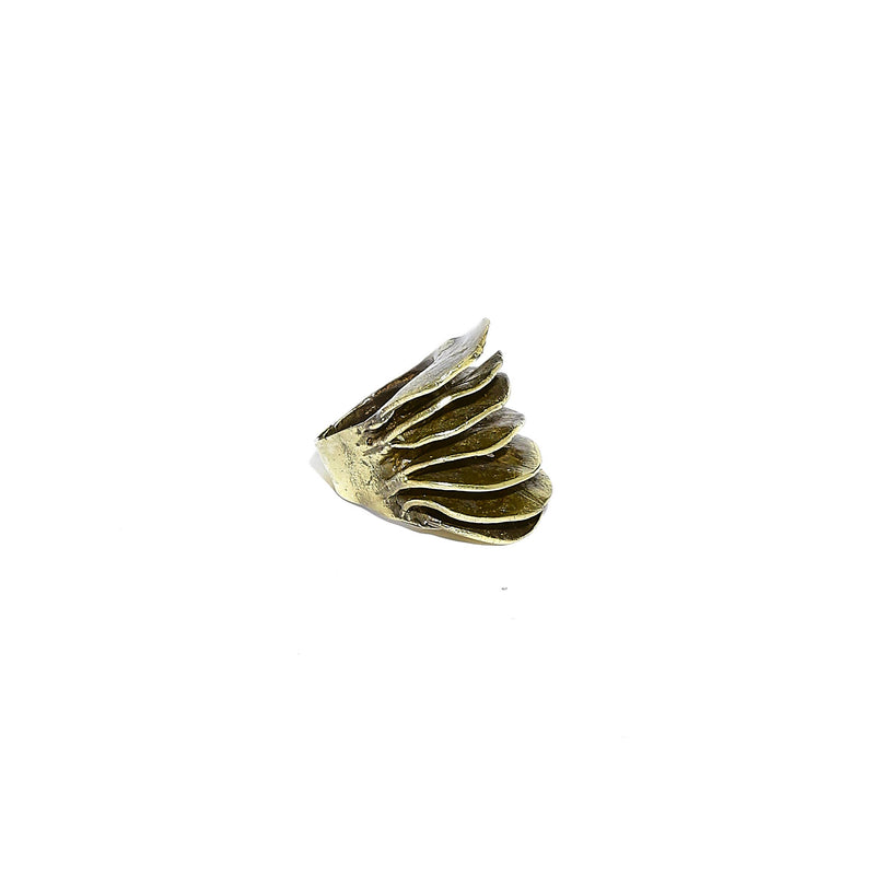 Bronze Layers Chunky Ring