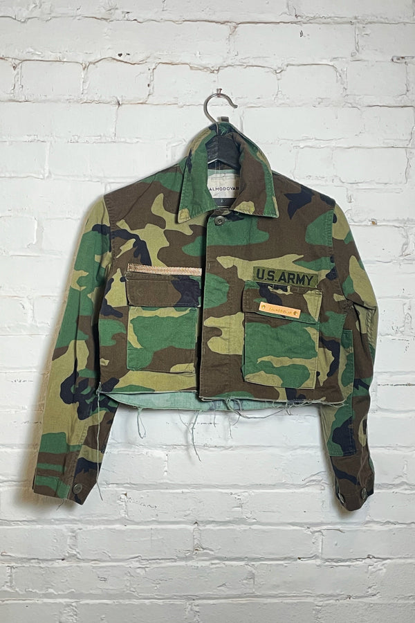 Army Jacket Cropped Small 2