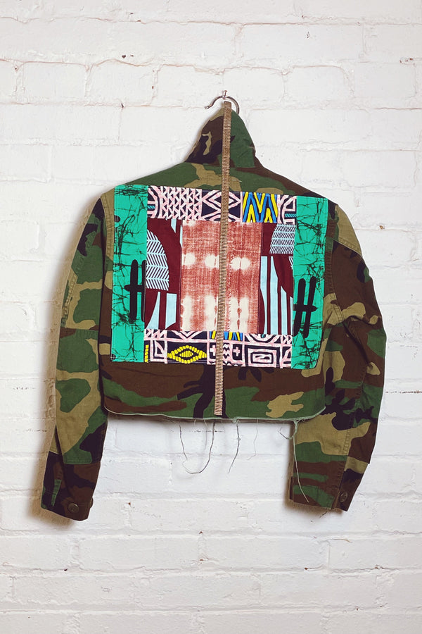 Army Jacket Cropped Small 2