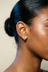 Dainty Gold Filled Cowrie Studs