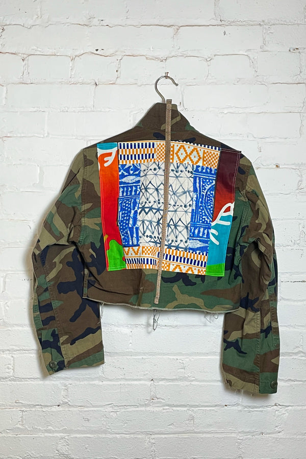 Army Jacket Cropped Small 1