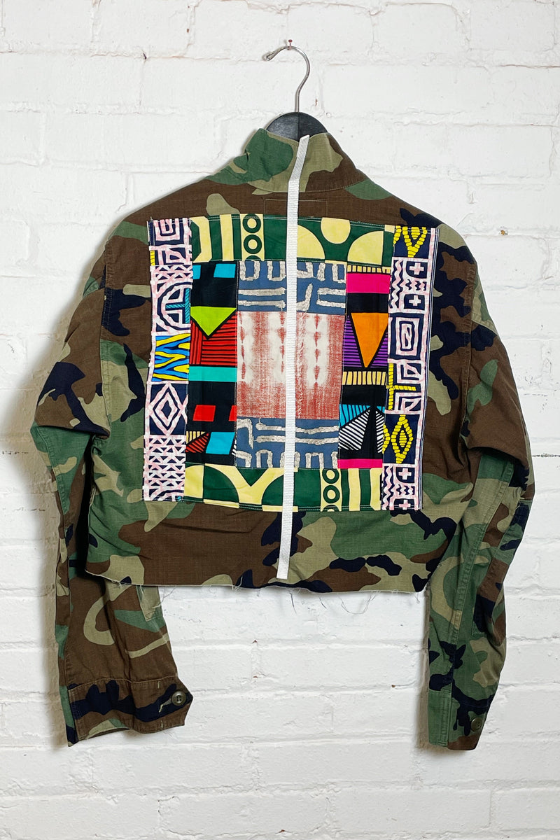 Army Jacket Cropped Large 4