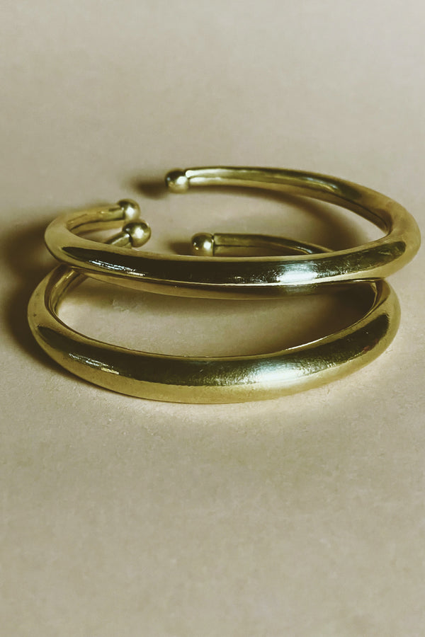 Brass Cuff Anklets