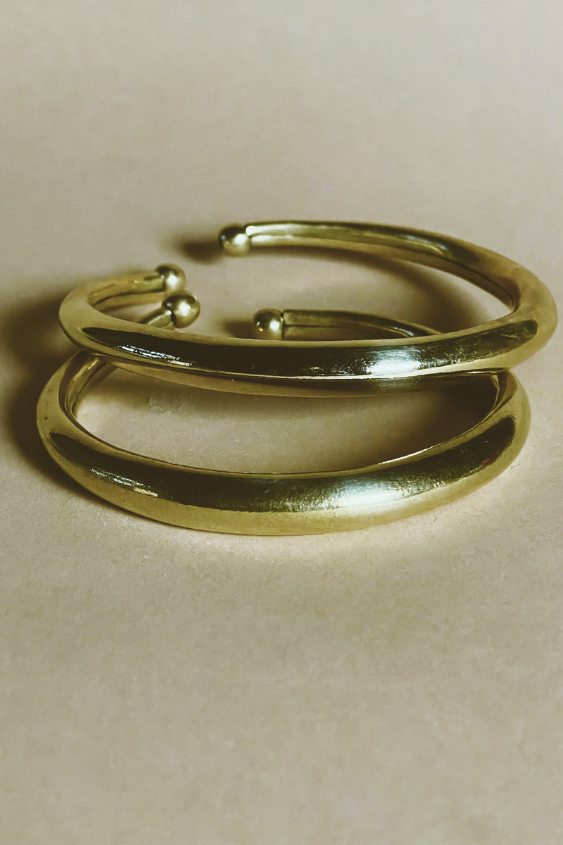 Brass Cuff Anklets