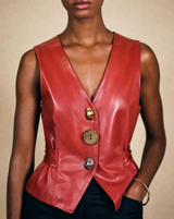 Handcrafted Lambskin Vest