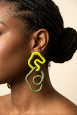 Lime Green Prototype Studs II