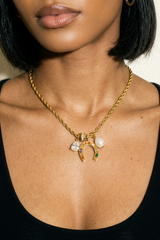 "Get Lucky" Horseshoe Charm Necklace