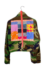 Vintage Army Cropped Jacket XL