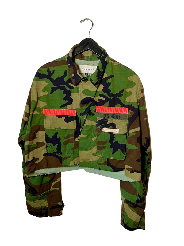 Vintage Army Cropped Jacket XL