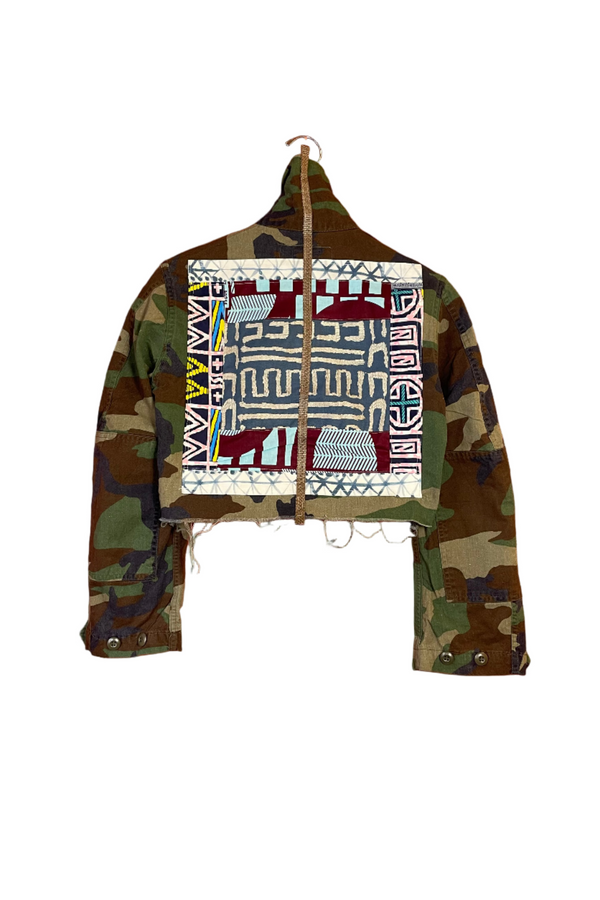 Army Jacket Cropped Small 1
