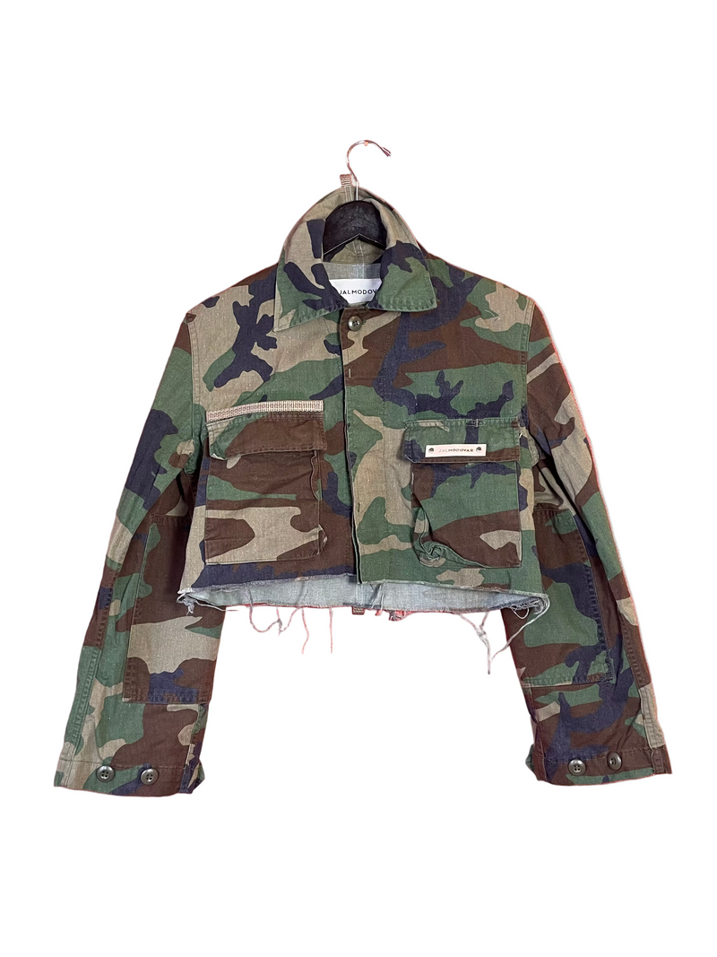 Army Jacket Cropped Small 1