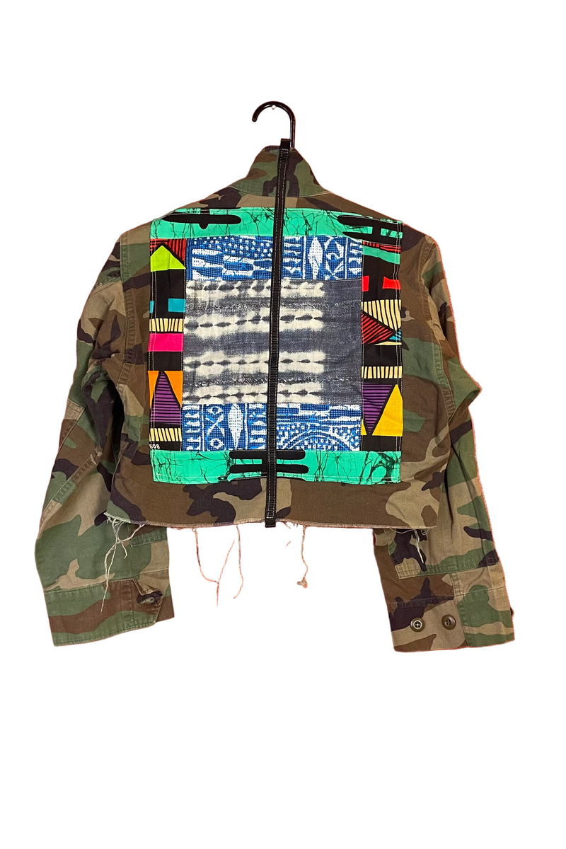 Army Jacket Cropped Small 2