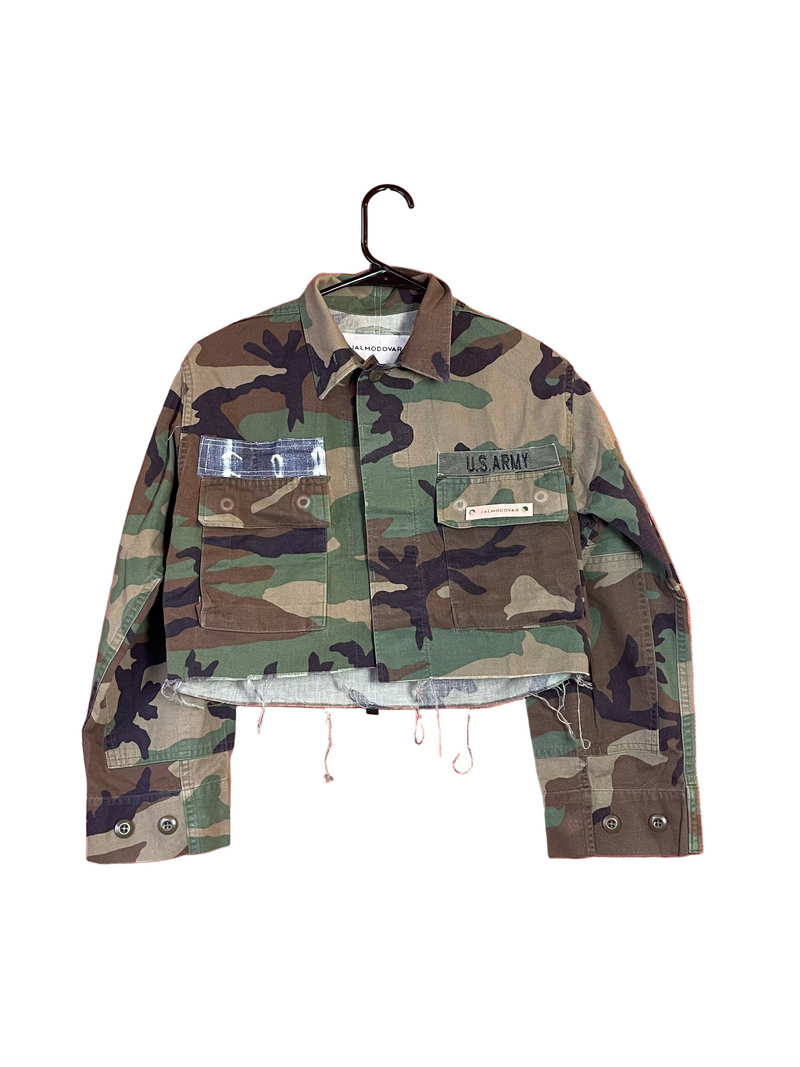 Army Jacket Cropped Small 2