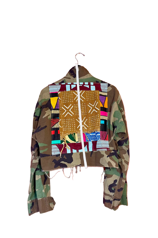 Army Jacket Cropped Large 2