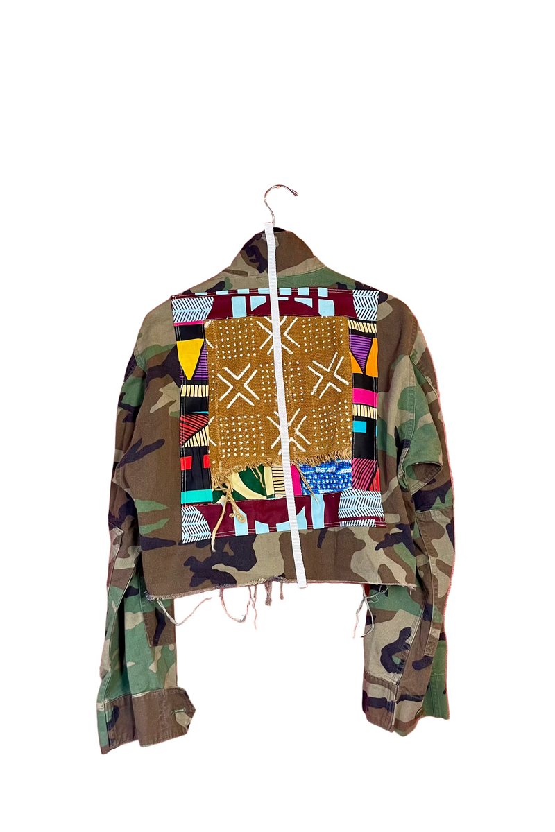 Army Jacket Cropped Large 2