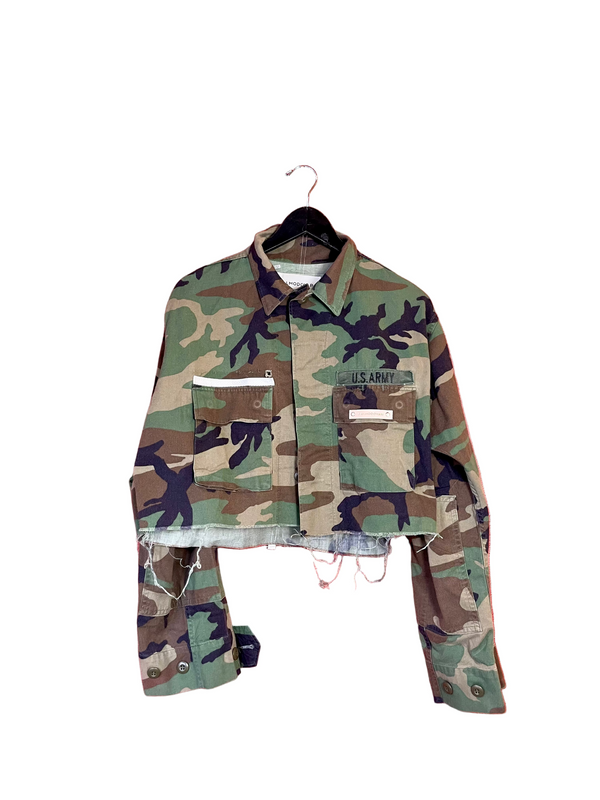 Army Jacket Cropped Large 2