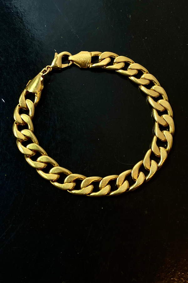 Brass Thique Link Anklet