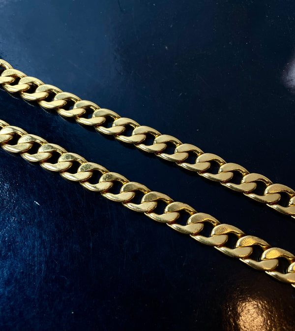 Brass Thique Link Anklet