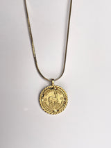 80's Gold Plate Charm Necklaces - Stone Cooper