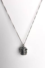 Sterling Silver Treasure Chest Necklace