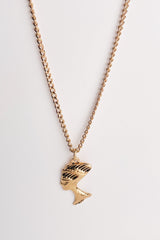 80's Gold Plate Charm Necklaces - Stone Cooper
