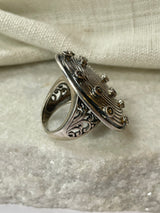 Marcasite Shield Ring