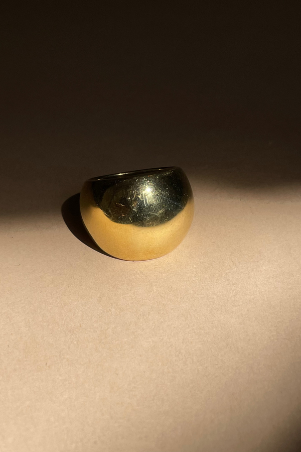 Domed Brass Ring