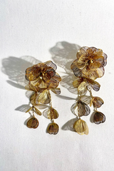 Zinnia Hanging Studs