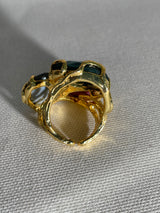 Chunky Encrusted Gem Ring