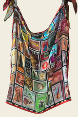 Keep Me Posted Silk Satin Scarf