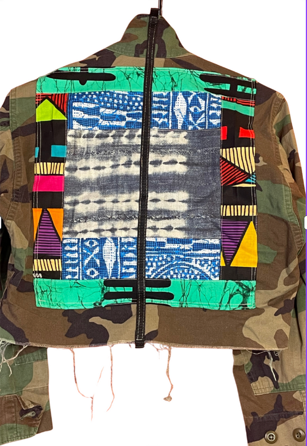 Army Jacket Cropped Small 2