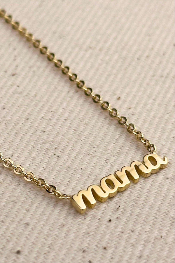 Mama Necklace 18k Gold Filled
