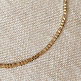 18k Gold Filled Thin Figaro Chain Anklet